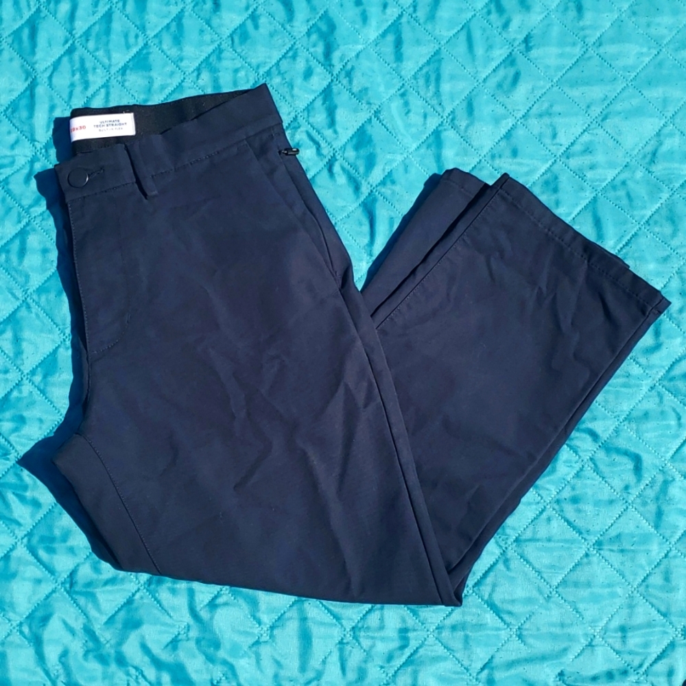 Old Navy Boys Built-In Flex Straight Leg Trousers